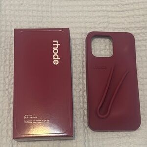 Rhode Burgundy Phone Case for iPhone 15 Pro Max